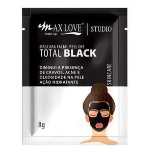 Mascara Facial Total Black Max Love 8g