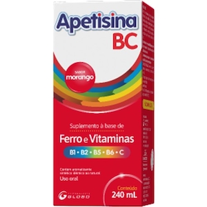 Apetisina Bc Sabor Morango Laboratório Globo 240ml