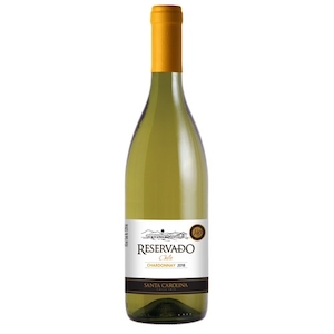 Vinho Chileno Branco Reservado Chardonnay Santa Carolina 750ml