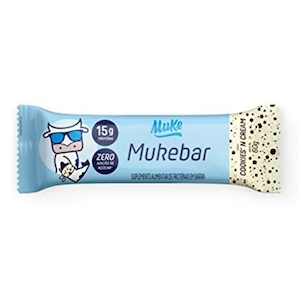 Barra de Proteína Mukebar Cookies & Cream Muke 60g