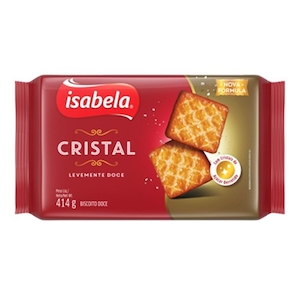 Biscoito Cristal Doce Isabela 414g