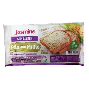 Pão Fatiado com Milho sem Glúten Jasmine 350g