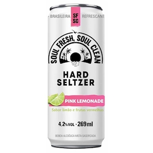 Bebida Alcóolica Mista Gaseificada Pink Lemonade Hard Seltzer 269ml