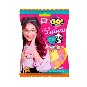 Bala de Gelatina Luluca Sabores Sortidos Go Jelly Riclan 70g