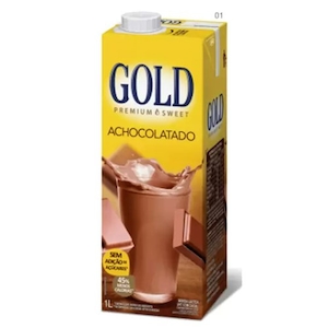 Bebida Láctea Uht Achocolatado Premium Sweet Gold 1l