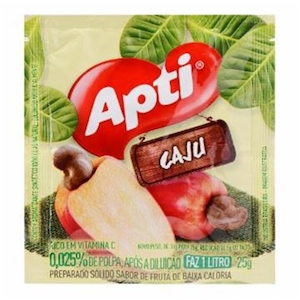 Refresco em Pé Apti Sabor Caju 20g