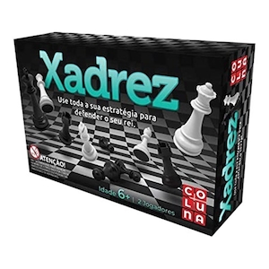 Jogo de Tabuleiro Xadrez Multicor Coluna