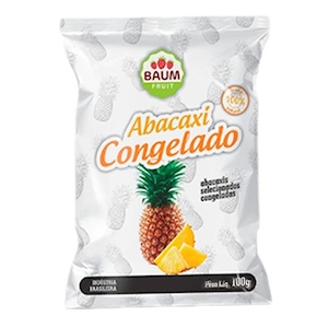 Frutas Congelada Abacaxi Baum Fruit 100g