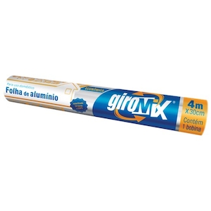 Folha de Alumínio Giromix Embalagem 4m X 30cm