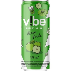 Energético Maçã Verde Vibe Energy 473ml