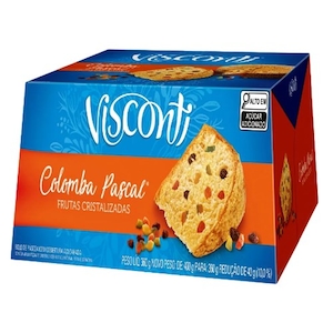 Colomba Pascal Sabor Frutas Cristalizadas Visconti 360g