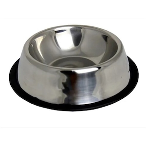 Comedouro Aço Inox Sortido Meu Pet 18cm