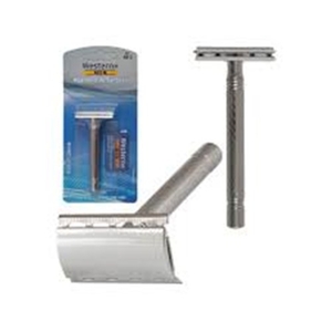 Aparelho de Barbear Barbeador de Metal com Lamina Na Cartela Western