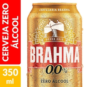 Cerveja Zero Brahma 350ml