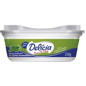 Margarina com Sal e Ervas Aromáticas Toque de Chef Delícia 250g
