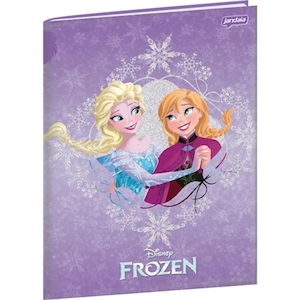 Caderno Brochura Capa Dura Frozen 1/4 Jandaia Un 96 Folhas