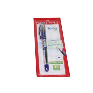 Caneta Esferográfica Faber Castell 1,00mm Xtreme Azul Embalagem 1 Un