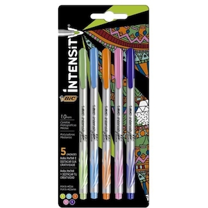Caneta Intensity Colors com Ponta Porosa 1,0mm Bic
