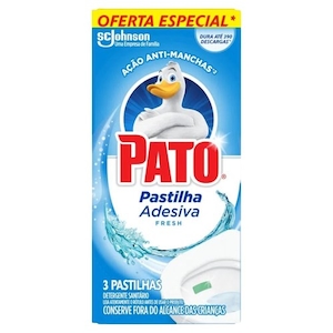 Desodorizador Sanitário em Pastilha Adesiva Fresh Pato 3un