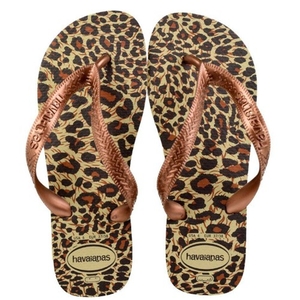 Chinelo Havaianas Top Animals Areia e Cobre Metalizado Nº 39/40
