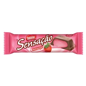 Barrinha de Chocolate Sensação Nestlé 38g Caixa Com 24un