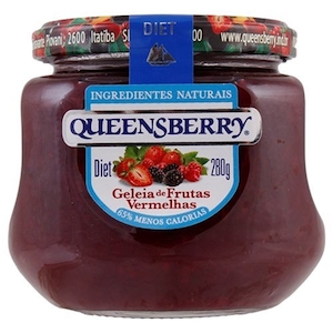 Geleia de Frutas Vermelhas Diet Queensberry 280g
