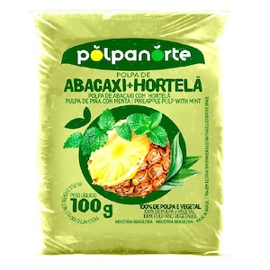 Polpa de Abacaxi e Hortelã Polpanorte 100g