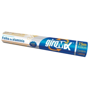 Folha de Alumínio 7,5mx30cm Giromix