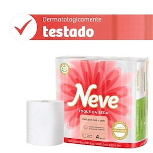 Papel Higiênico Toque de Seda Neve Leve 12 Pague 11un