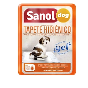 Sanol Dog Tapete Higienico 60x80 com 7
