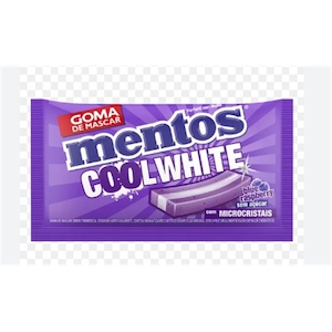 Chiclete Mentos Cool White Blue Raspberry 8,5g com 15un