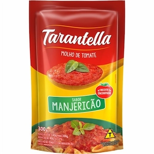Molho de Tomate Sabor Manjericão Tarantella 300g