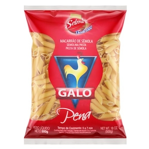 Macarrão de Sêmola Pena Galo 500g