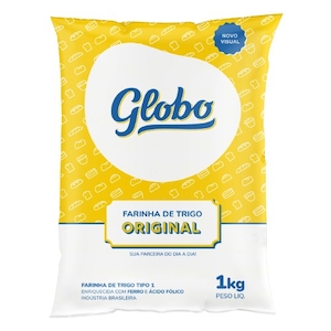 Farinha de Trigo Original Tipo 1 Globo Pacote 1kg
