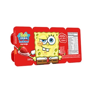 Pet Suisse Morango Bob Esponja Elege 320g