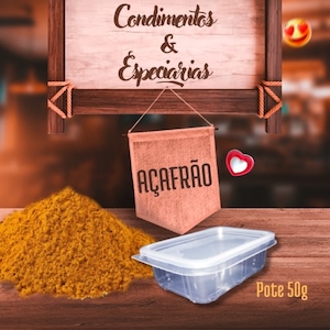 Açafrão Embalagem 50g