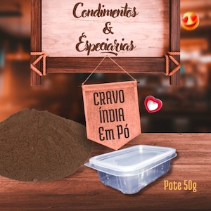 Cravo da Índia em Pó Embalagem 50g