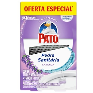 Detergente Sanitário em Pedra Lavanda Pato Grátis 25% de Desconto