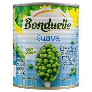 Ervilhas Bonduelle Suave Peso Drenado 170g