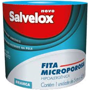 Fita Microporosa 5cmx4,5m Salvelox