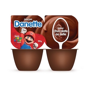 Sobremesa Danette Chocolate Ao Leite 180g 2 Unidades