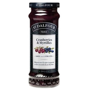 Geleia de Cranberry com Mirtilo Saint Dalfour 284g