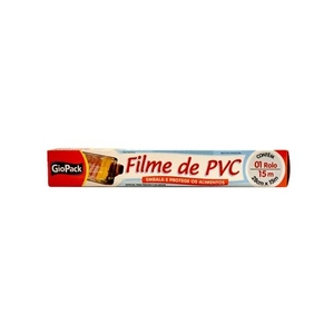 Filme Pvc Giopack 28cm X 15m Rolo 1 Un