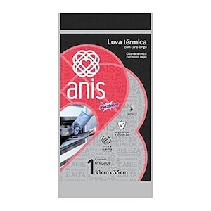 Luva Térmica Anis Cano Longo 18x33cm Máximo