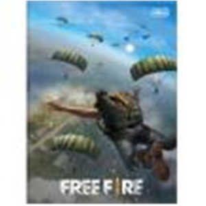 Caderno Brochurão (Capa Dura - Estampas Sortidas ) Universitário Free Fire 80 Folhas Unidade