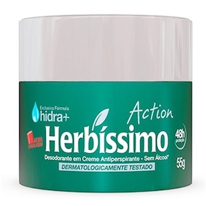 Desodorante Antitranspirante em Creme Action Herbissimo 55g