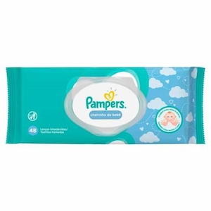 Lenço Umedecido Cuidado de Bebê Pampers Pacote 48 Unidades