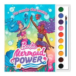 Livro Aquarela Barbie No Mundo das Sereias Ciranda Cultural