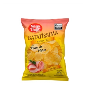 Batatíssima Sabor Peito de Peru Mega Chips 170g