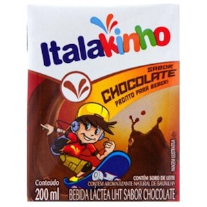 Bebida Láctea Sabor Chocolate Italac 200ml com 24un